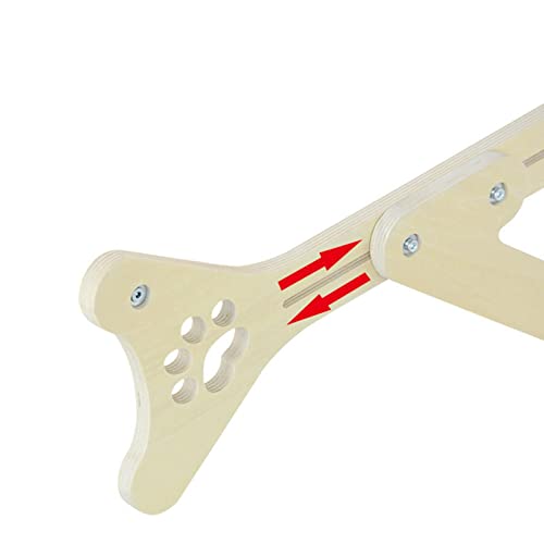 Percha para ventana de gato con estante de madera y cama colgante azul 8