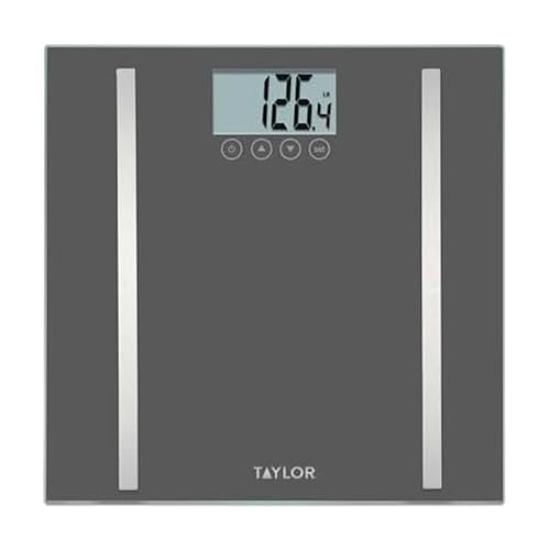 Taylor Báscula digital de composición corporal, báscula de baño para peso corporal, mide grasa corporal, agua corporal y masa muscular, 8 modos de reconocimiento de usuario, normal y atleta, apto para Taylor Báscula digital de composición corporal, báscula de baño para peso corporal, mide grasa corporal, agua corporal y masa muscular, 8 modos de reconocimiento de usuario, normal y atleta, apto para