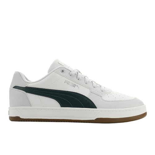 Image of PUMA Mens Caven Dime Lace Up Sneakers Shoes Casual - Black, Grey, Red | Casual Shoes