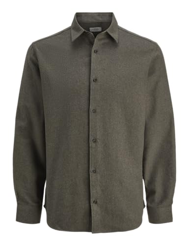 Jrebike Melange t-shirt manches longues col rond vêtement homme mode casual