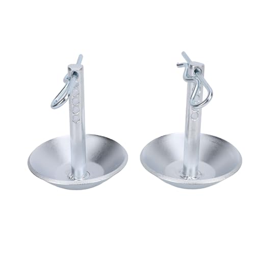 Depisuta 2 Stück Schneepflugschuhe Kufenfuß für Polaris RZR ACE Sportsman ATV UTV, 2205071 Hochleistungs-Schneepflugkufenschuh für ATV- und UTV-Pflug, Verstellbare Pin-Lock-Pflugkufenfüße