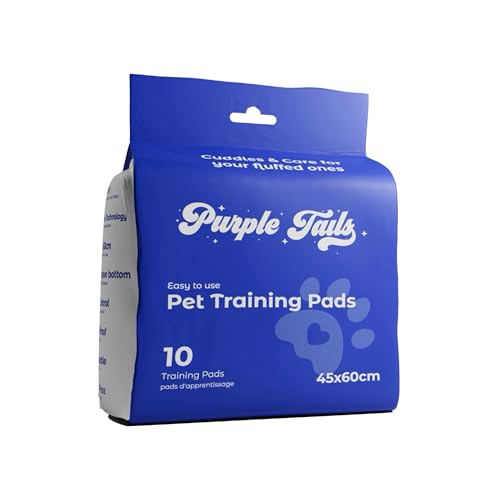 Image of Canada Pet Training Pads with Adhesive Tape - 8 Layers Super-Absorbent Pee Pads with Built in Pet Attractant for Dogs - Leakproof Pee Pads - Small, Medium Dog Pee Pads (10, 45x60 cm)