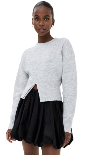 Lioness Women's Dion Knit Sweatshirt, Grey, L
