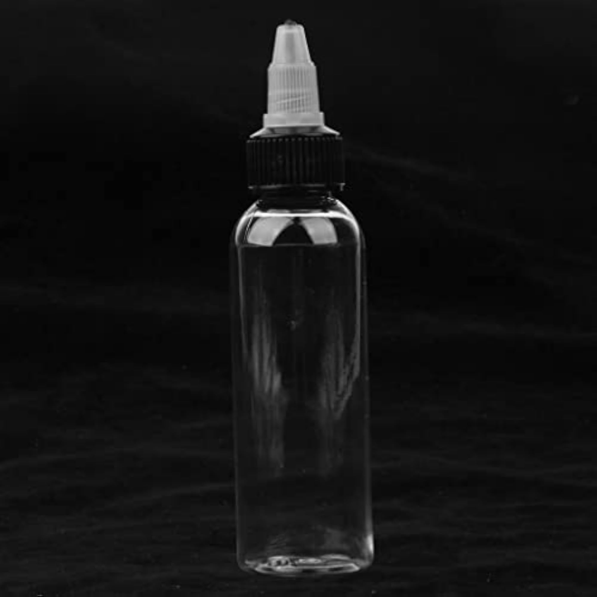 40 Pcs Empty Poly Squeeze Bottle with Twist Top Caps Tip Applicator