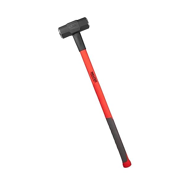 WALTER Professional Vorschlaghammer 4,5 kg 90 cm, Abbruchhammer, Sledge Hammer, vibrationsdämpfender Fiberglas-Griff für bequeme Handhabung und präzise Steuerung, robust und langlebig – Bild 8
