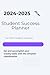 Student Success Planner: Set and accomplish your weekly tasks with the simplest classification