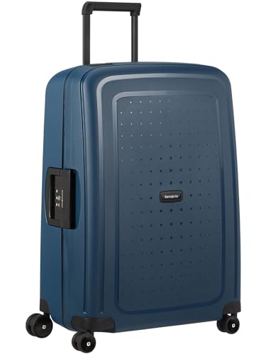 Samsonite S'Cure Eco - Spinner M valise, 69 cm, 79 L, Bleu (Navy Blue)