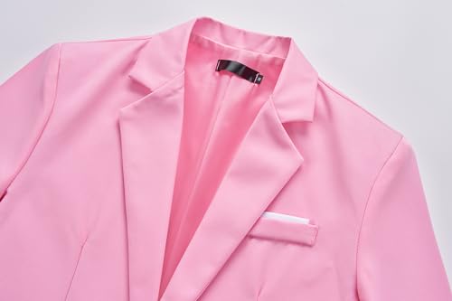 Men's Blazer Lightweight Casual Solid One Button Slim Fit Sport Coat4