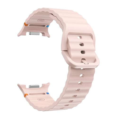 [XGYOMVB] �V���R���o���h Galaxy Watch 8 �N���V�b�N 46 �~�����[�g�� 40/44 �~�����[�g���A�N�Z�T���[�X�g���b�v(Pink,Galaxy Watch 8 44mm)