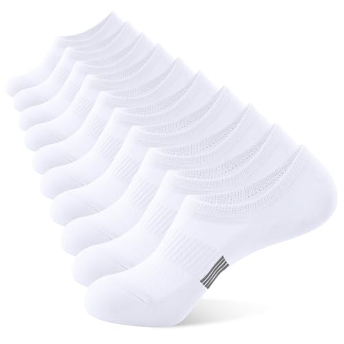 Chaussettes Femmes 5 Paires Basses Invisibles en Coton Socquettes 35-38 39-42 Antidérapantes et Courtes Socquettes Femme (FR/ES, Numérique, 39, 42, Taille...