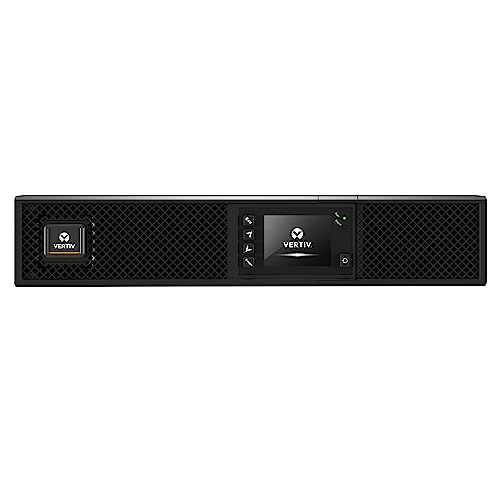 Vertiv Liebert GXT5 UPS - 1500VA/1350W 120V, Online Double Conversion, 2U Rack/Tower, Energy Star Certified, Lead Acid, Sine Wave, Battery Backup, 0.9 Power Factor, Colored LCD (GXT5-1500LVRT2UXL)