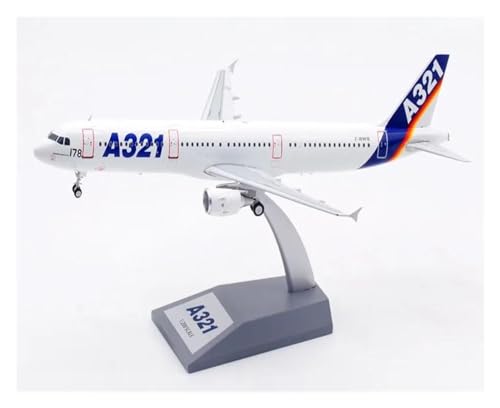 Juguete de avión A321 modelo a escala 1:200 miniatura de metal
