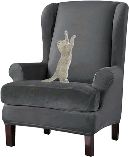 Funda para silla reclinable orejera lavable y protector de muebles gris 2