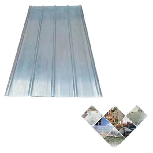 ZIUSFAC Welldachplatte Klar 80x90cm 10 Stück