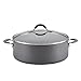 Circulon Radiance Hard-Anodized Nonstick Wide Stockpot, 7.5-Quart, Gray