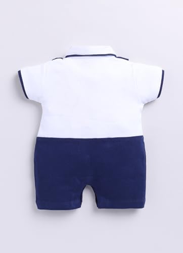 Image of BABY GO 100% Cotton Full Sleeve Regular Fit Regular Romper For Baby Boys