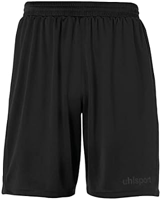 Uhlsport Performance Shorts Pantalones Cortos Deportivos, para Hombres, Deporte, Fútbol, Fitness, Senderismo, Ciclismo, Running, 100% Poliéster Reciclado, Tamaño 140, Negro