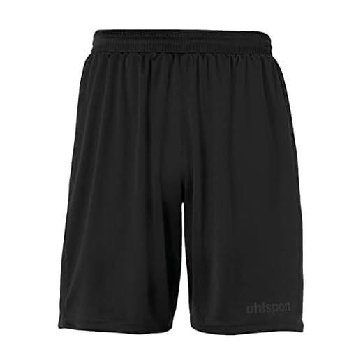 Uhlsport Performance Shorts Pantalones Cortos Deportivos, para Hombres, Deporte, Fútbol, Fitness, Senderismo, Ciclismo, Running - 100% Poliéster Reciclado, Tamaño 152, Negro