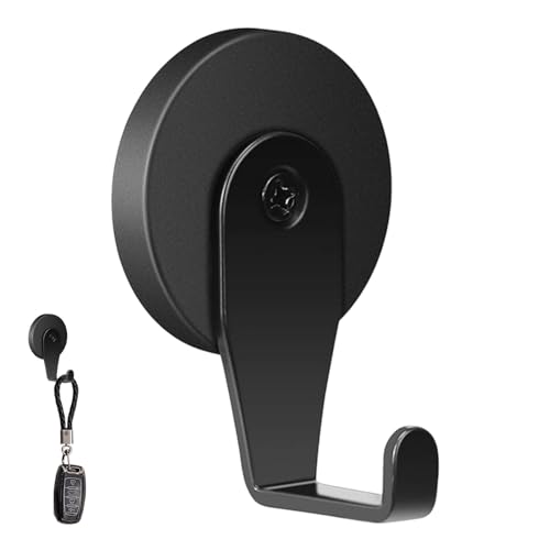 Générique Crochet Aimanté Puissant Noir Néodyme - Aimant Pivotant Crochet Magnétique, Magnétique Pour Cuisine