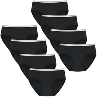 Geronmine Teen Girls Period Underwear Menstrual Leakproof Panties for First Period Starter Panty Kids Cotton Protective Brief