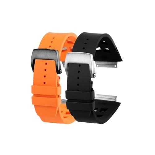 Bracelet montre caoutchouc fluoré Richard Mille RM055 RM030 RM3501 RM3502 rouge