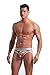 Forest Men's Boxer Briefs Sexy Mesh Breathable Underwear Low Rise Cool Boxer(36Hong,M)