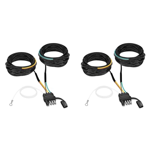 Kit de arnés de cableado para remolque con conectores y enchufe para RV