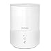 Produktbild Homasy Ultraschall-Luftbefeuchter, 2.5L Top-Füllung Humidifier mit 7 Farben LED, Leise Aroma-Diffusor raumbefeuchter kinderzimmer, Luftbefeuchter Baby Schlafzimmer, Schlafmodus, Auto-Abschaltung-Weiß