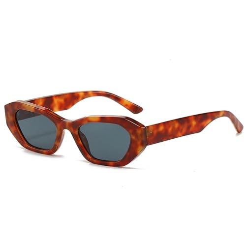 Lunettes œil de chat anti-UV400 avec verres irréguliers dégradés ultra tendance
