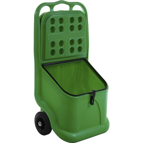 eurokraft | Streuwagen | ideal für Schüttgut | Inhalt 75 l | grün eurokraft | Streuwagen | ideal für Schüttgut | Inhalt 75 l | grün