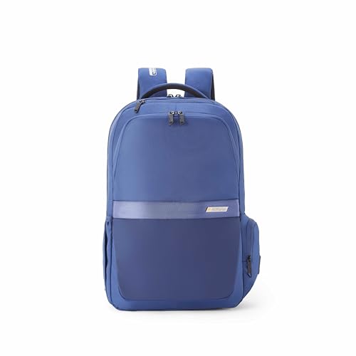 Image of American Tourister Segno 4.0 | 32 Ltrs | 3 Compartments | Bottle Pocket | Ergonomic Padded Back Panel & Shoulder Straps | Executive Backpack | 1 Year International Warranty | Navy
