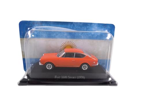 Miniatura auto 1:43 compatible Fiat 1600 Sport 1970 miniatura 2