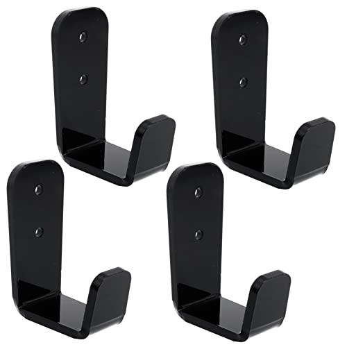 Gogogmee 2 Sets Multi-functional Hanging Stands Hockey Stick Rack Trekking Poles Shelf Wall Mount for Home Outdoor Display