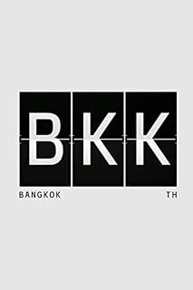 BKK Bangkok: Thailand Travel Composition Notebook Traveler’s Journal in Thailand
