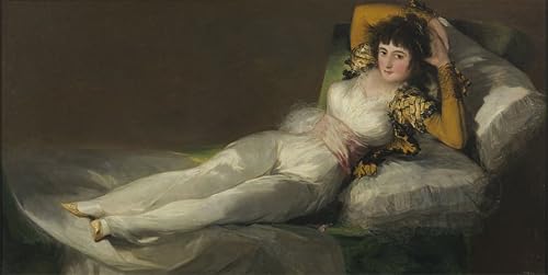 Tableau la Maja vêtue de Francisco De Goya pour habiller un grand mur nu