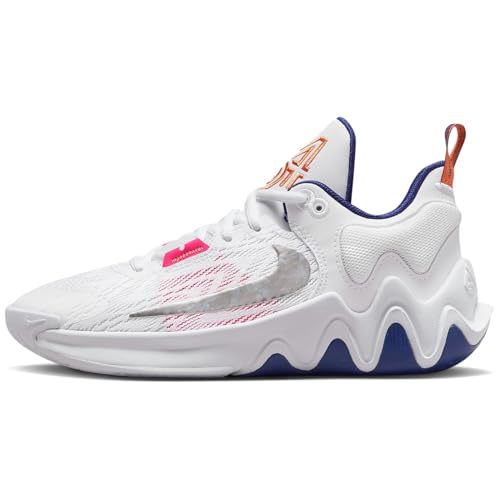 Nike Giannis Immortality 2 Boys DQ1943-102 (White/Multi-Color-DEEP Roy), Size 7