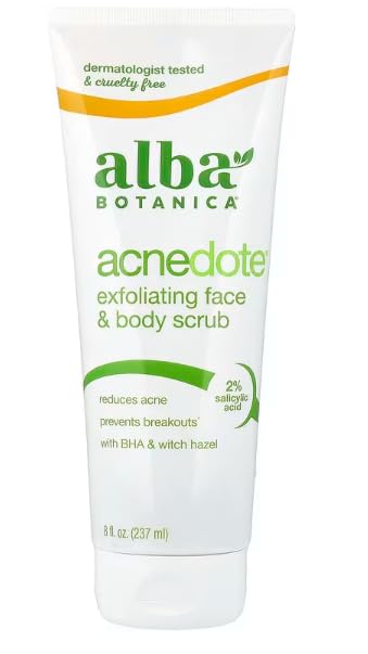Alba Botanica Acnedote Face and Body Scrub