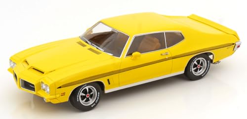 Pontiac Lemans GTO Amarillo 1972 a escala 1:18
