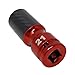 CTA Tools 4253 Metric Lug Socket 21mm with Carbon Fiber Sleeve for Car Maintenance Tools, Includes Finger-Width Divot for Easy Use, Red Color-Coded, Compatible with ½-Inch Drive Tools