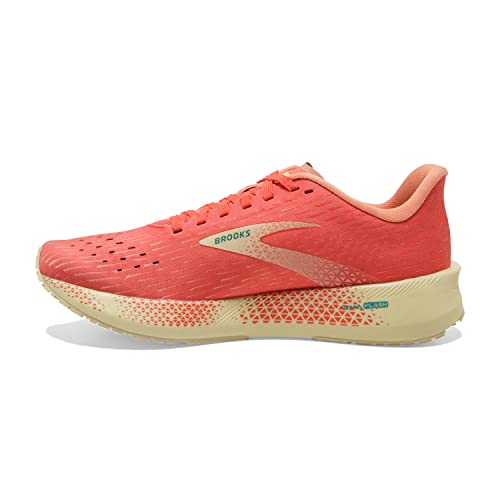 Brooks Women's Hyperion Tempo Road Running Shoe - Hot Coral/Flan/Fusion Coral - 5 Medium
