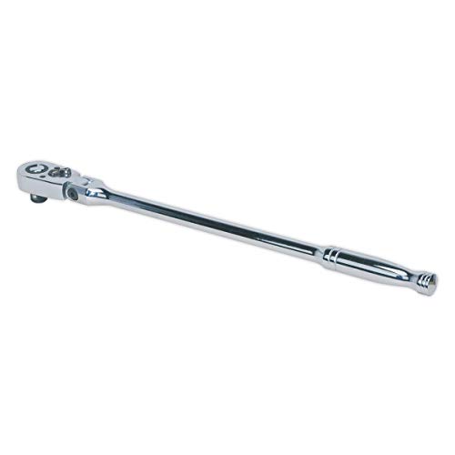Sealey AK662F Pear Head and Flexi-Head Flip Reverse Ratchet Wrench, 1/2