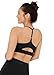 Jockey Women's Bra Low Impact T-Back Sports Bra, Black, M