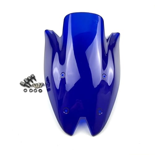 Pare-brise moto pour Kawasaki Z1000 2010-2014 double bulle bleu