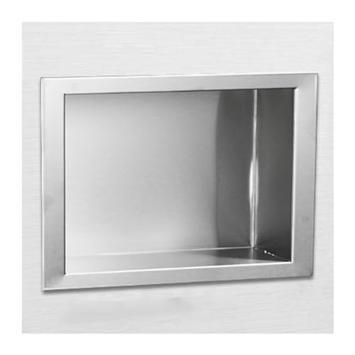 Niche de douche encastrée étanche étagères de salle de bain murales en acier inoxydable