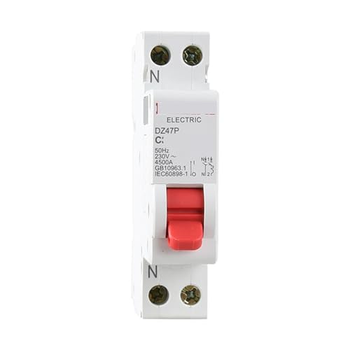 Disjoncteur DZ47P 1P+N 40A avec double entrée sortie pour tableau électrique domestique
