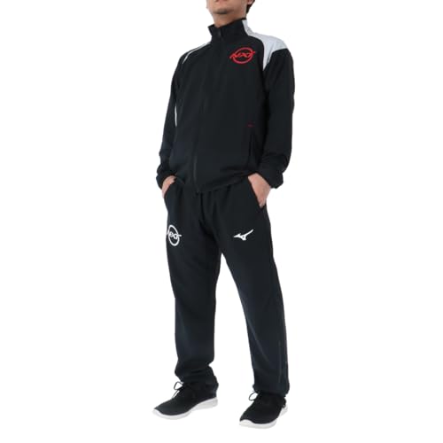 [ミズノ] トレーニングウェア 上下 メンズ スポーツウェア クロスジャージ 薄手 32JCD220 ブラック Lサイズ