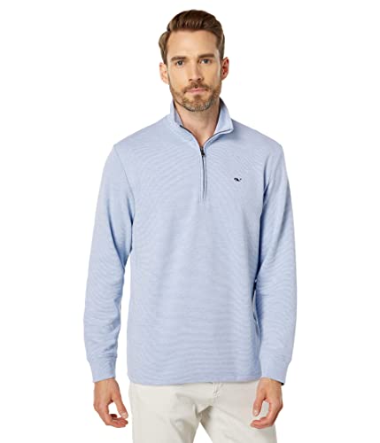 Image of vineyard vines Men's Saltwater Quarter-Zip Pullover Sweater