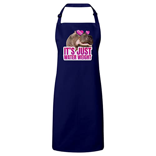 Tablier cuisine navy It's Just Water Weight cadeau idéal humour pour passionné de cuisine