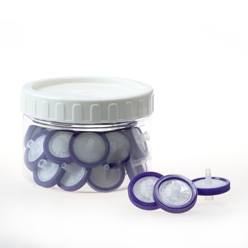 Image of PEKYBIO 30 Pack PVDF Syringe Filters, Lab Filters Hydrophilic 0.45um Pore Size, 25mm Diameter Filtration