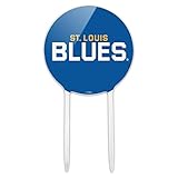 Acrylic NHL St. Louis Blues Logo Cake Topper Party Decoration for Wedding Anniversary Birthday Graduation